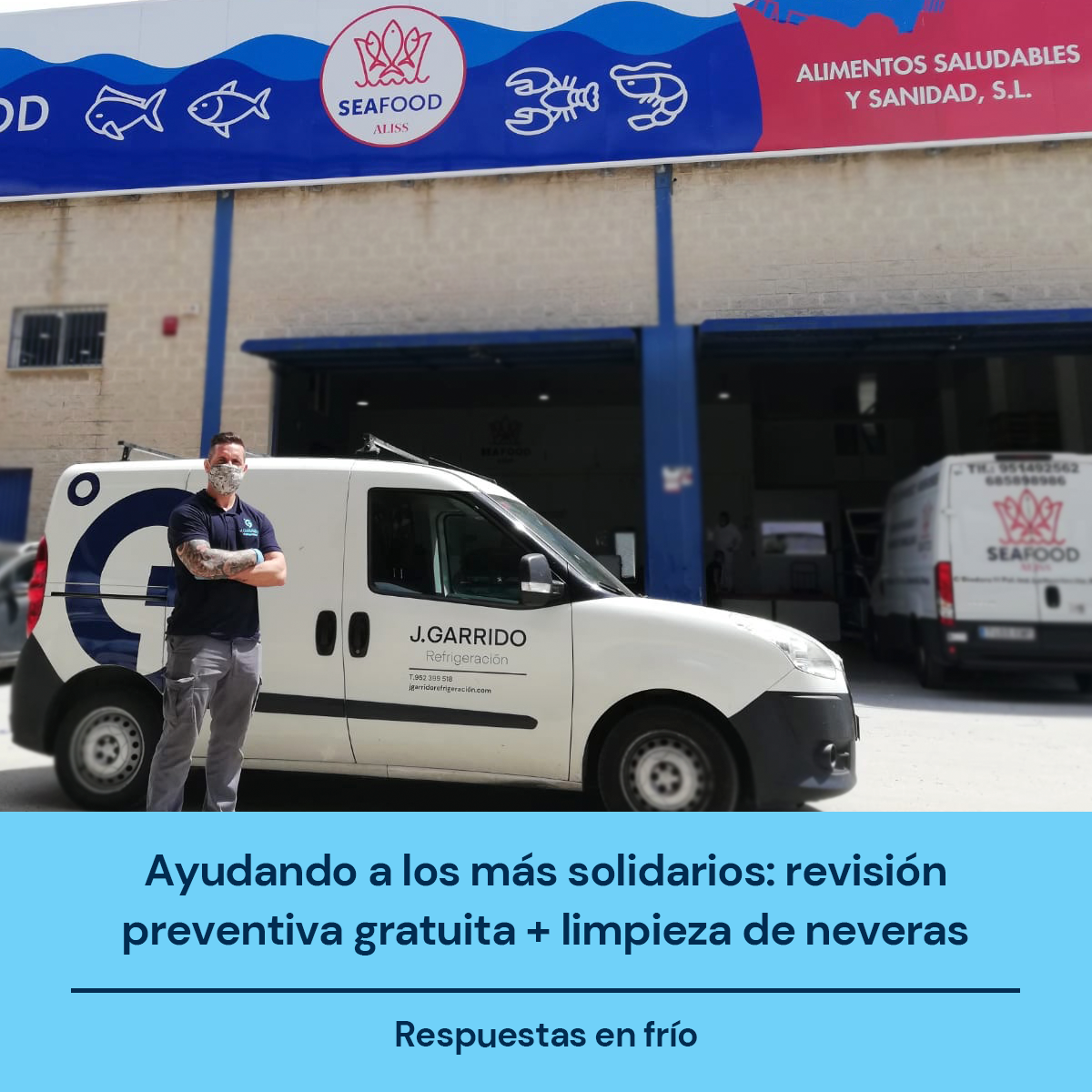 J Garrido ayuda a Seafood Aliss