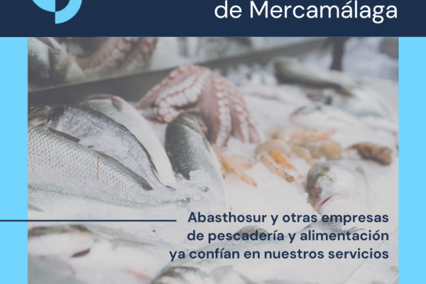 Pescadería que confía en los servicios de refrigeración de J Garrido en Mercamálaga